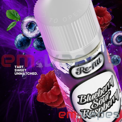 سالت نیکوتین بلوبری تمشک ترش دکتر ویپ ریفیل | Dr.Vape Refill Blueberry sour raspberry