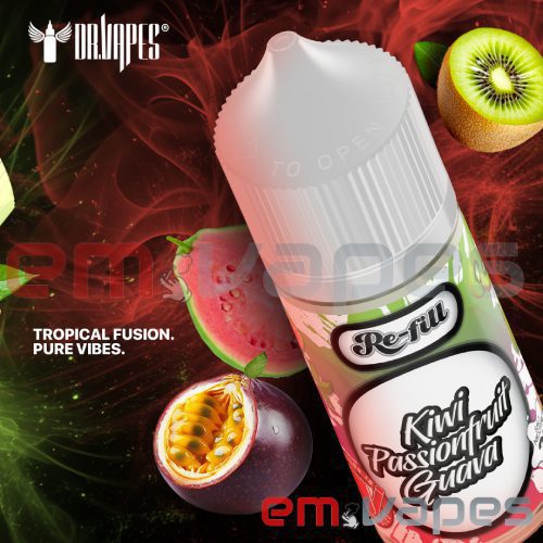سالت نیکوتین دکتر ویپ ریفیل کیوی پشن‌فروت و گوآوا | Dr.Vape Refill Kiwi Passionfruit Guava